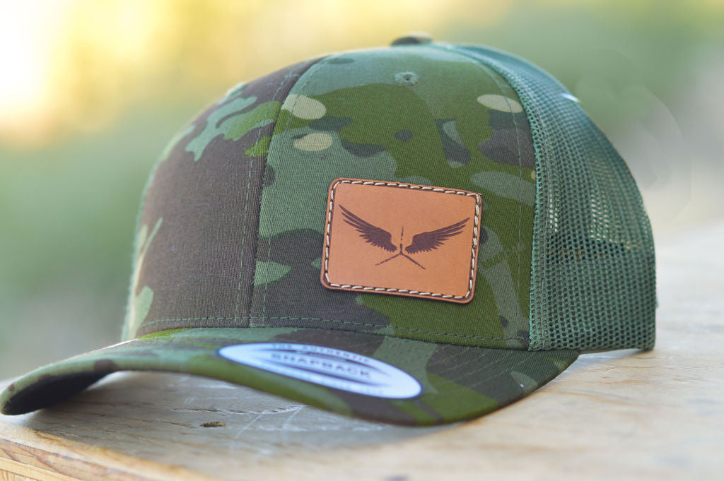 Falcon30 Leather Patch Hat