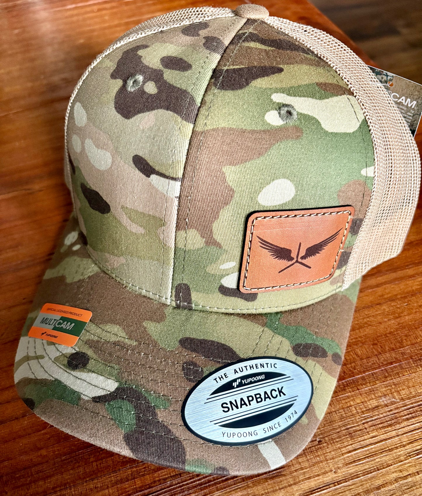 Falcon30 Leather Patch Hat